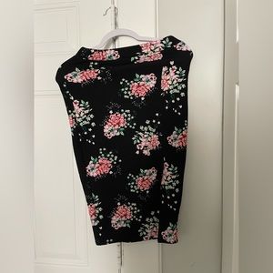 Floral corporate skirt